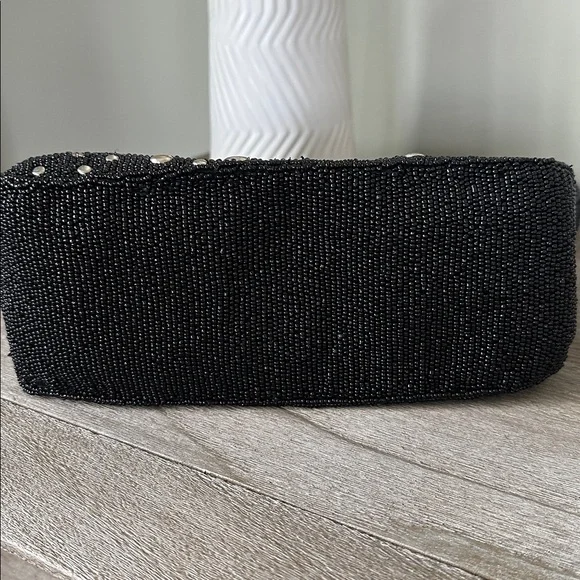 Anthropologie Asymmetric Beaded & Studded shoulder bag - Picture 7 of 11